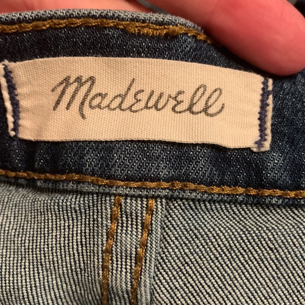 Madewell distressed raw